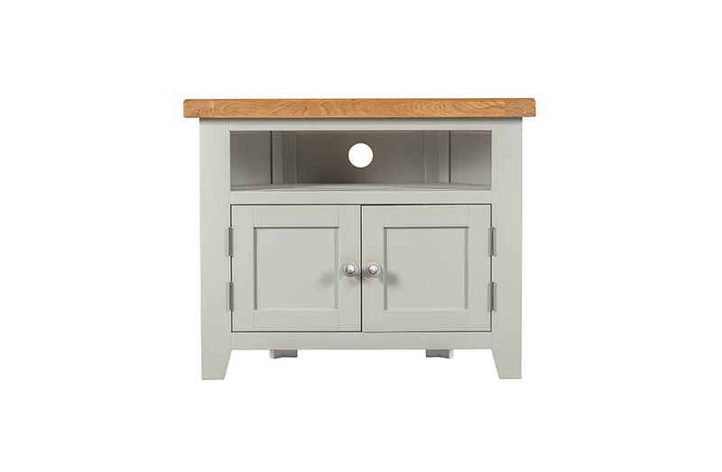Wexford Grey Corner TV Unit Living & Dining Furniture Alexander Ellis